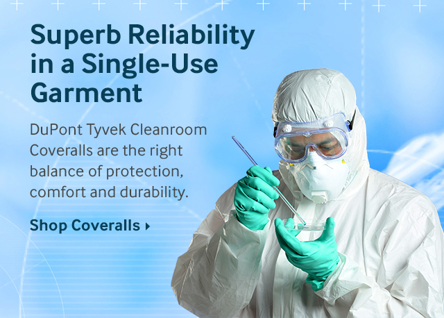 DuPont Tyvek Cleanroom Coveralls