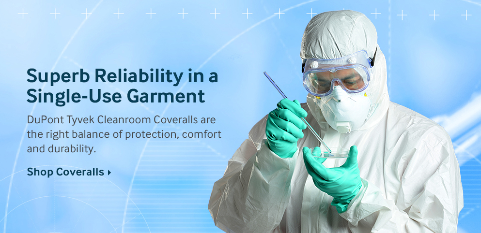 DuPont Tyvek Cleanroom Coveralls