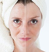 mystery-aging-woman-split-screen mystery-aging-woman-split-screen
