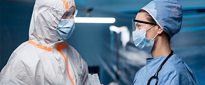 first responders in a hospital setting wearing personal protective equipment first responders in a hospital setting wearing personal protective equipment